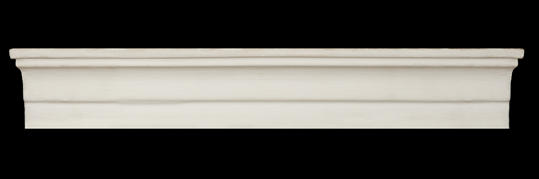 Moldura de yeso rectangular